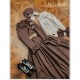 Alice Girl Duke of Victoria Corset Overskirt and Striped Skirt(1st Pre-Order/2 Colours/Full Payment Without Shipping)